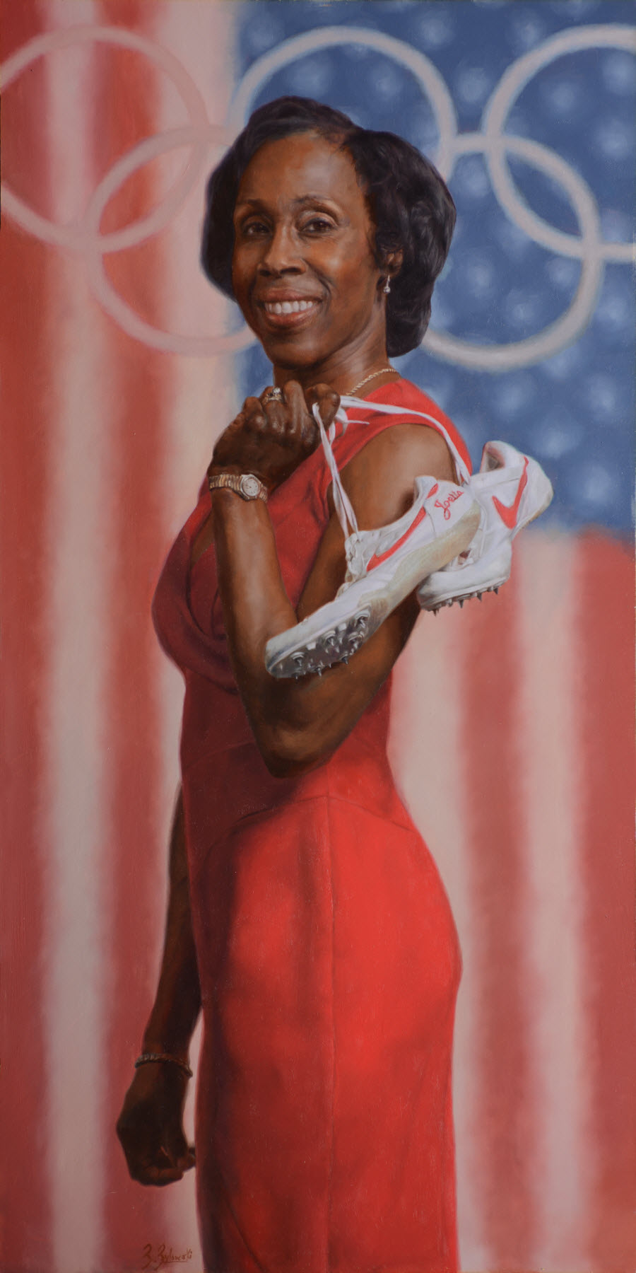 Commission for the Hillsborough Public Art Collection<br>
oil on board, 24 x 48